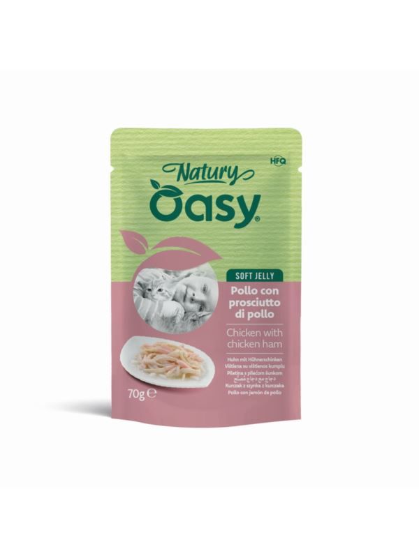 Oasy Natury kurczak z szynką w galaretce 70g