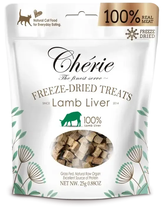 Cherie przysmak liofilizowana wątróbka jagnięca 100%