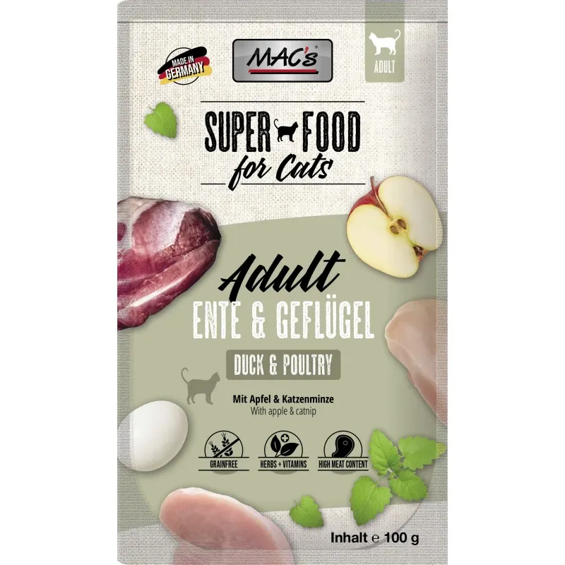 Mac&#39;s superfood kaczka i drób 100g