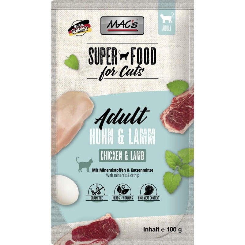 Mac&#39;s superfood kurczak i jagnięcina 100g