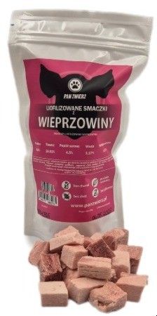 Pan Zwierz smakołyki liofilizowane - wieprzowina 70g