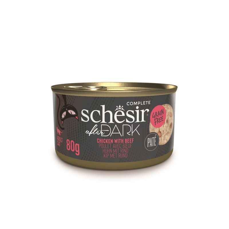Schesir After Dark pasztet z kurczaka z wołowiną, 80 g