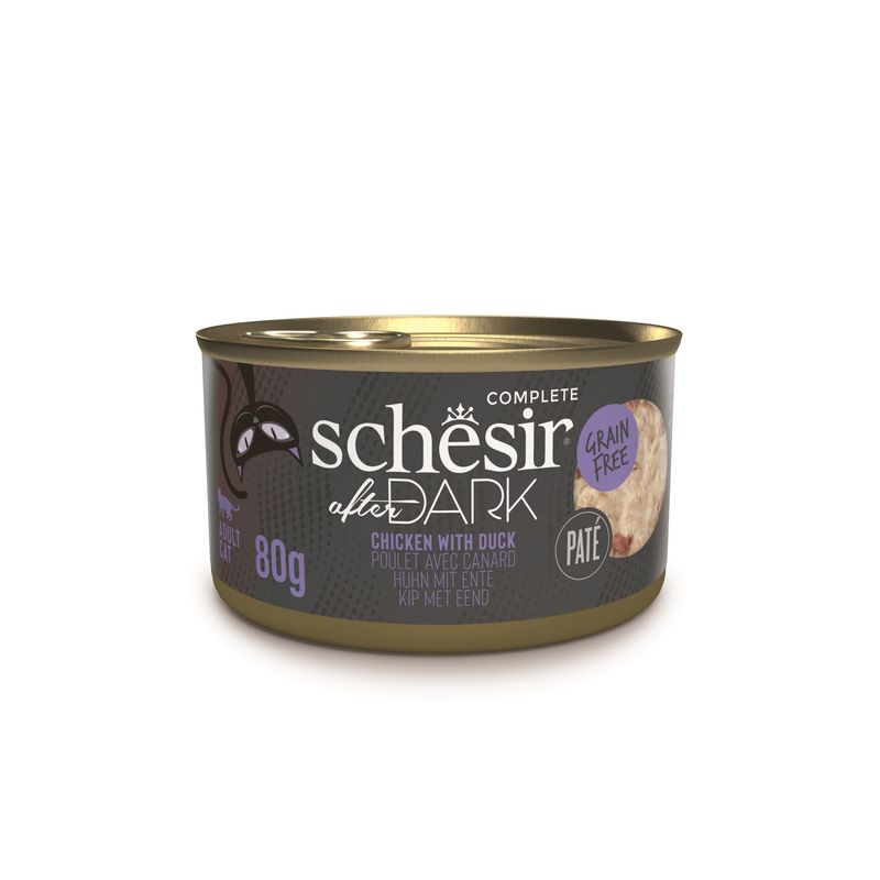 Schesir After Dark pasztet z kurczaka z kaczką, 80 g