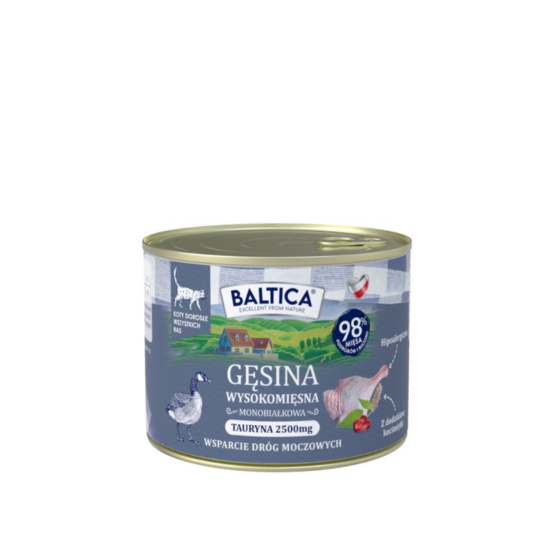 Baltica smaki regionów - karma mokra monoproteinowa gęś 185g