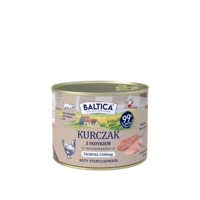 Baltica smaki regionów - karma mokra kurczak z indykiem 185g
