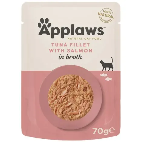 Applaws saszetka dla kota tuńczyk z łososiem w rosole 70g Applaws saszetka dla kota tuńczyk z łososiem w rosole 70g