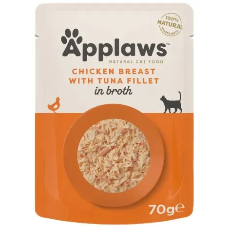 Applaws saszetka dla kota kurczak z tuńczykiem w rosole 70g Applaws saszetka dla kota kurczak z tuńczykiem w rosole 70g