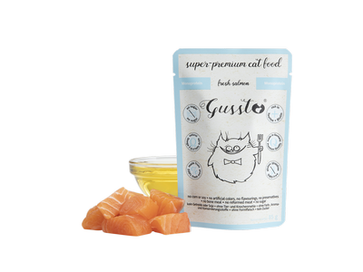 Gussto Fresh Salmon karma mokra monoproteinowa łosoś 85g