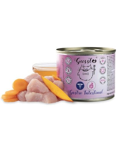 Gussto Gastro Intestinal karma mokra weterynaryjna 200g