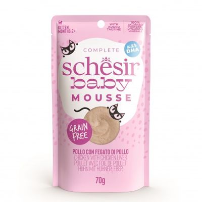 Schesir Baby Mousse kurczak z wątróbką mus 80 g