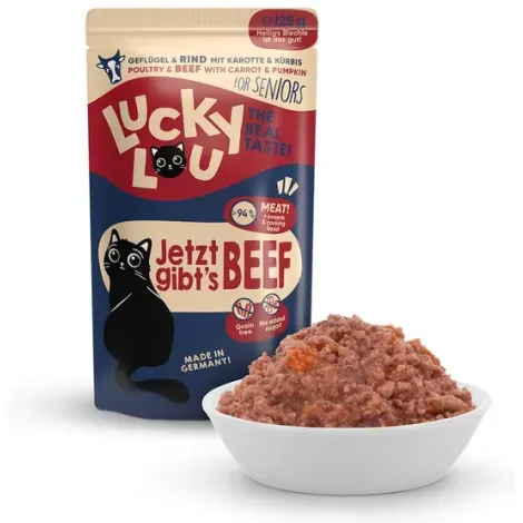 Lucky Lou Lifestage Senior drób i wołowina 125g