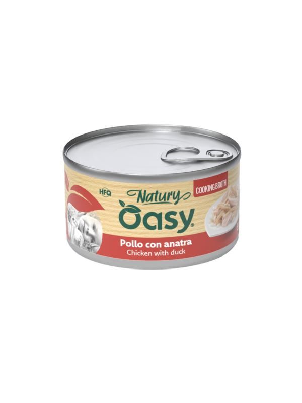 Oasy NATURY cooking broth kurczak i kaczka w bulionie 85g