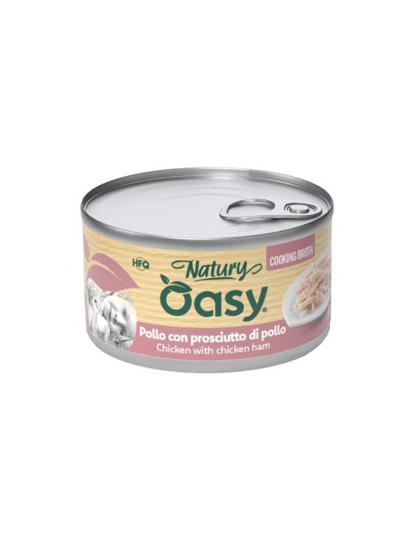 Oasy NATURY cooking broth kurczak z szynką w bulionie 85g