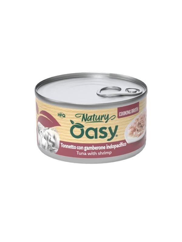 Oasy NATURY cooking broth tuńczyk z krewetkami w bulionie 85g