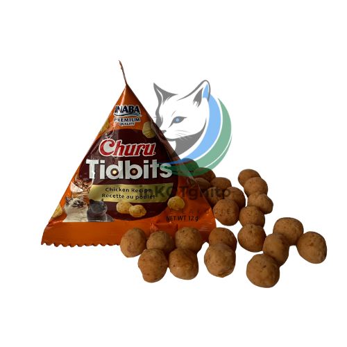 Inaba Churu TIDBITS przysmak z kremowym nadzieniem kurczak 12g