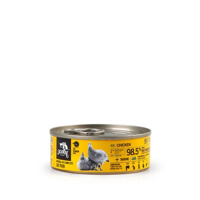 3Coty 48. karma monobiałkowa dla seniorów mus z kurczaka ze spiruliną i algami 80g