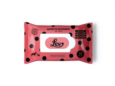 LEV wilgotne chusteczki z chlorheksydyną 15szt