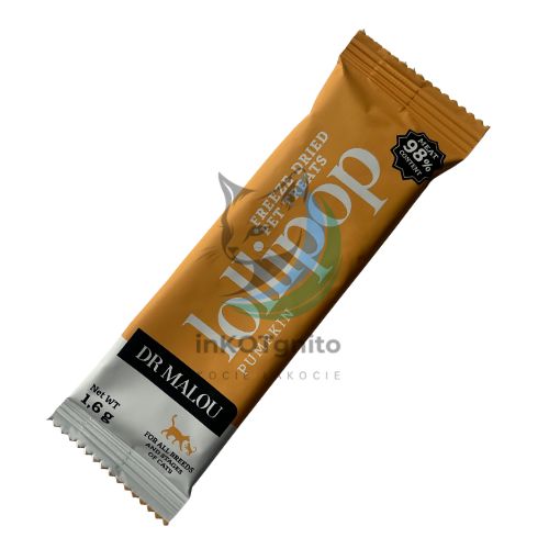 Dr Malou liofilizowany lizak: kurczak z dynią