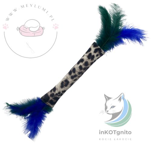 Meylumi kociobzik z naturalnymi piórami (waleriana) LIGHT