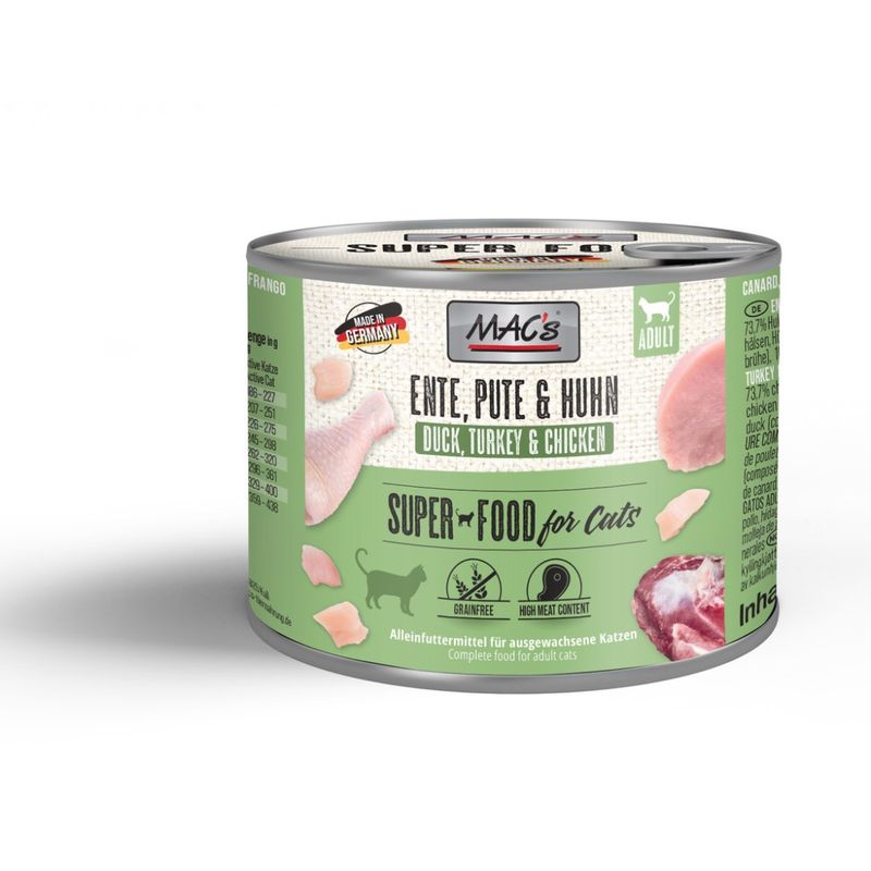 Mac's Superfood kaczka, indyk, kurczak 200g