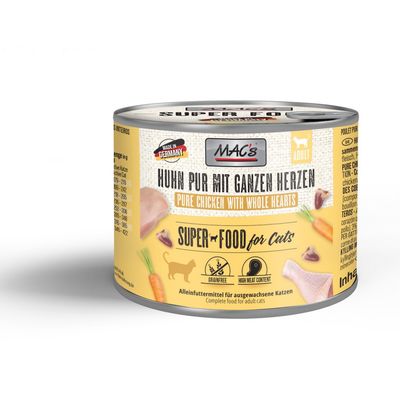 Mac&#39;s Superfood kurczak i serca drobiowe 200g