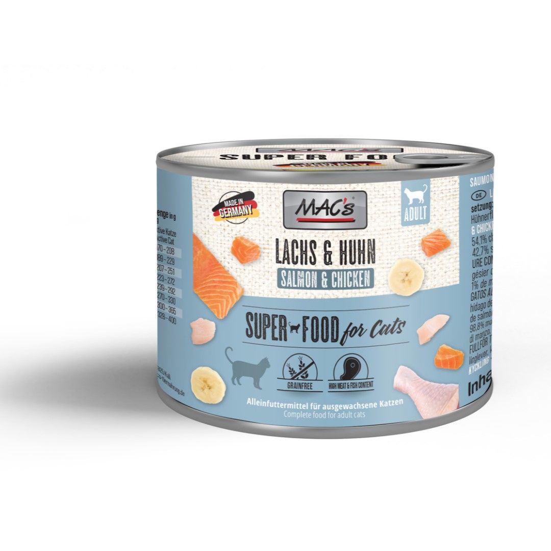 Mac&#39;s Superfood łosoś i kurczak 200g