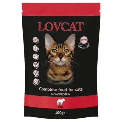 Lovcat Pure wołowina saszetka 100g
