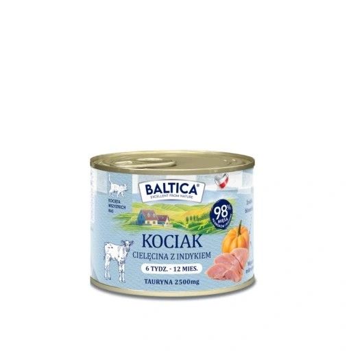 Baltica smaki regionów - karma mokra dla kociąt cielęcina z indykiem 185g