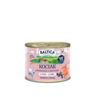 Baltica smaki regionów - karma mokra dla kociąt jagnięcina z indykiem 185g