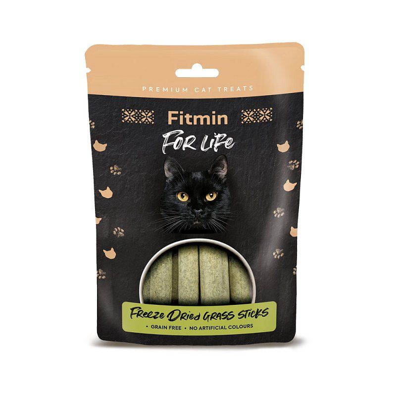 Fitmin for life przysmak liofilizowany patyczki z kurczakiem i trawą jęczmienną 30g