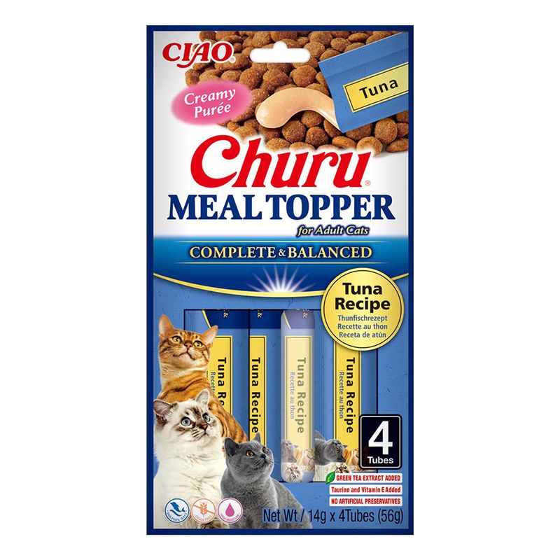 Inaba Churu meal topper kremowy dosmaczacz, tuńczyk 4x14g