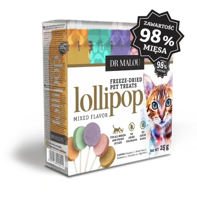 Dr Malou liofilizowane lizaki mix smaków