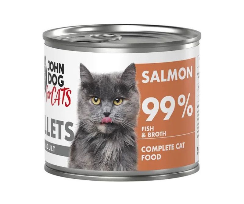 John Dog for cats fillets łosoś