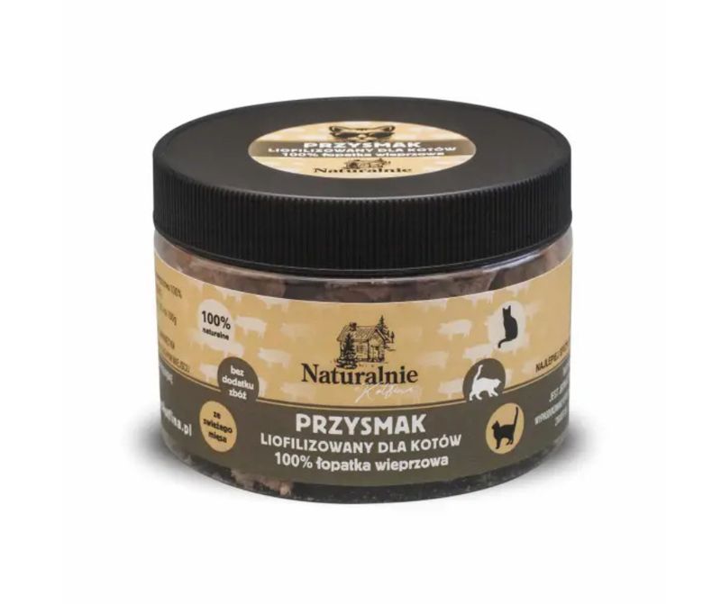 Naturalnie z Kotfina przysmak liofilizowany łopatka wieprzowa Naturalnie z Kotfina przysmak liofilizowany łopatka wieprzowa