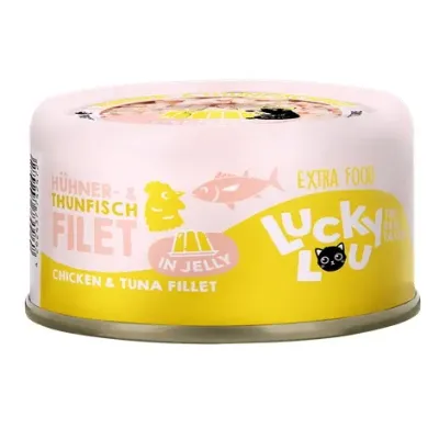 Lucky Lou Extrafood tuńczyk i kurczak w galaretce 70g