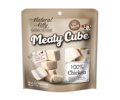 Natural Kitty Meaty Cube przysmak kurczak 60g