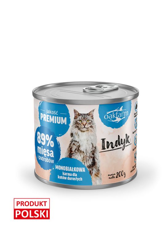 Oakfarm karma mokra indyk 200g