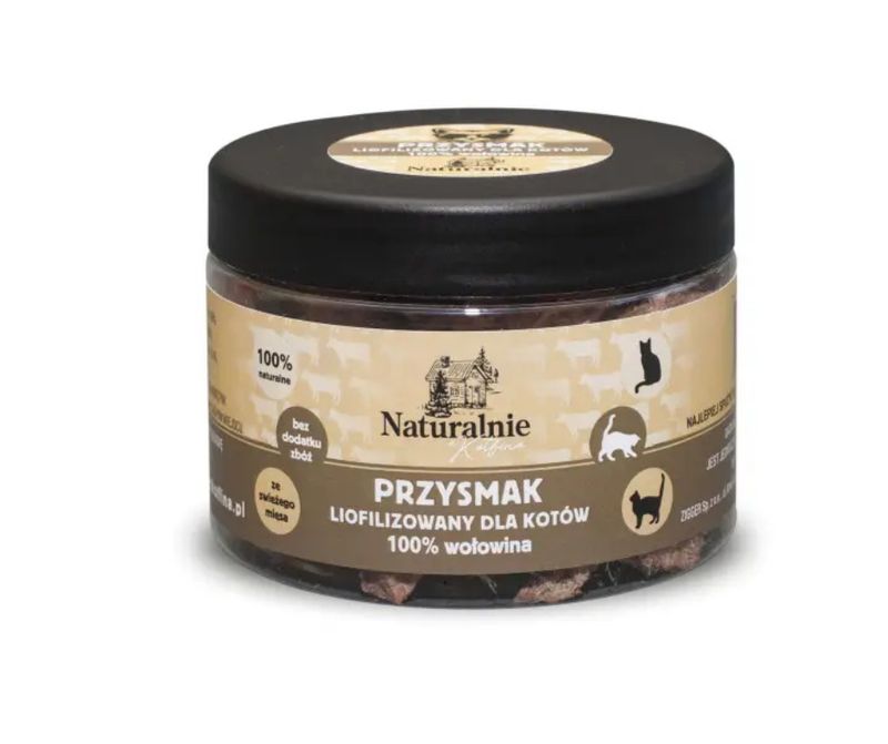 Naturalnie z Kotfina przysmak liofilizowany wołowina Naturalnie z Kotfina przysmak liofilizowany wołowina
