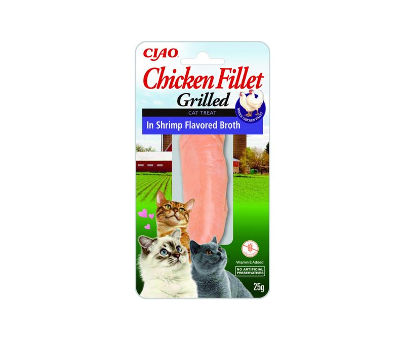 INABA CIAO grillowany filet z kurczaka w bulionie z krewetek