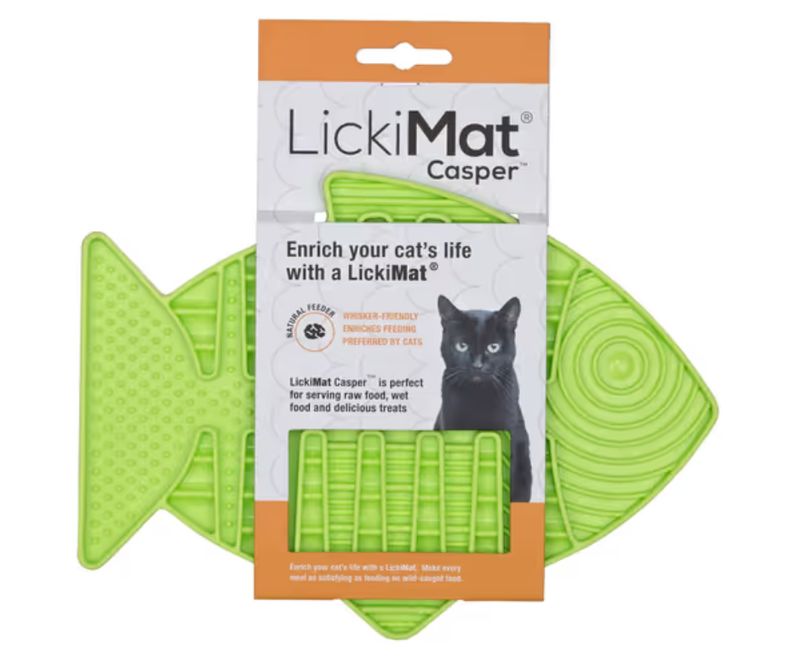 Mata do lizania LickiMat Casper limonkowa