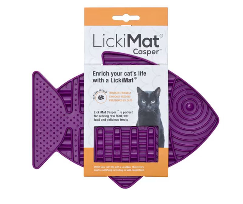 Mata do lizania LickiMat Casper fioletowa