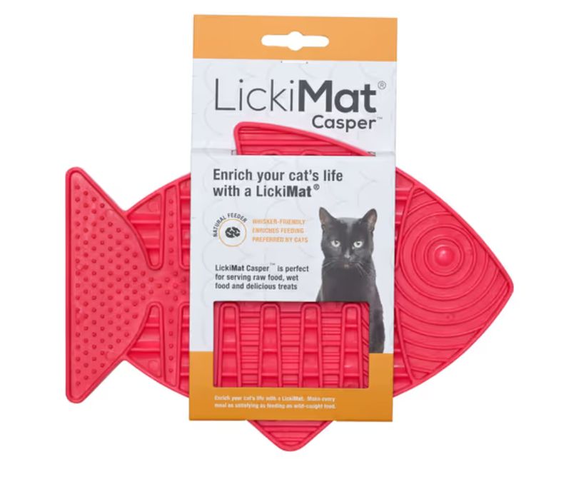 Mata do lizania LickiMat Casper różowa