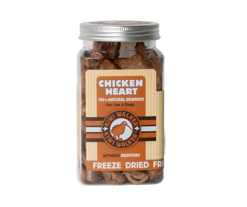 Kiwi Walker przysmaki liofilizowane 100% serca kurze 60g