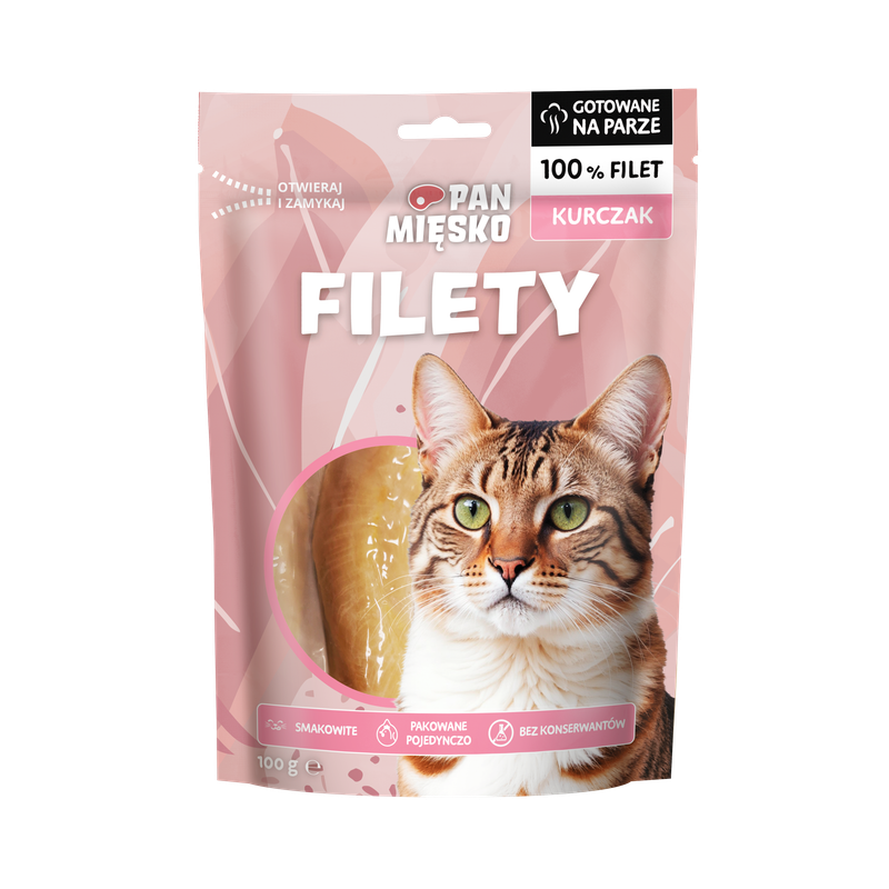 Pan Mięsko przysmak dla kota - filet z kurczaka