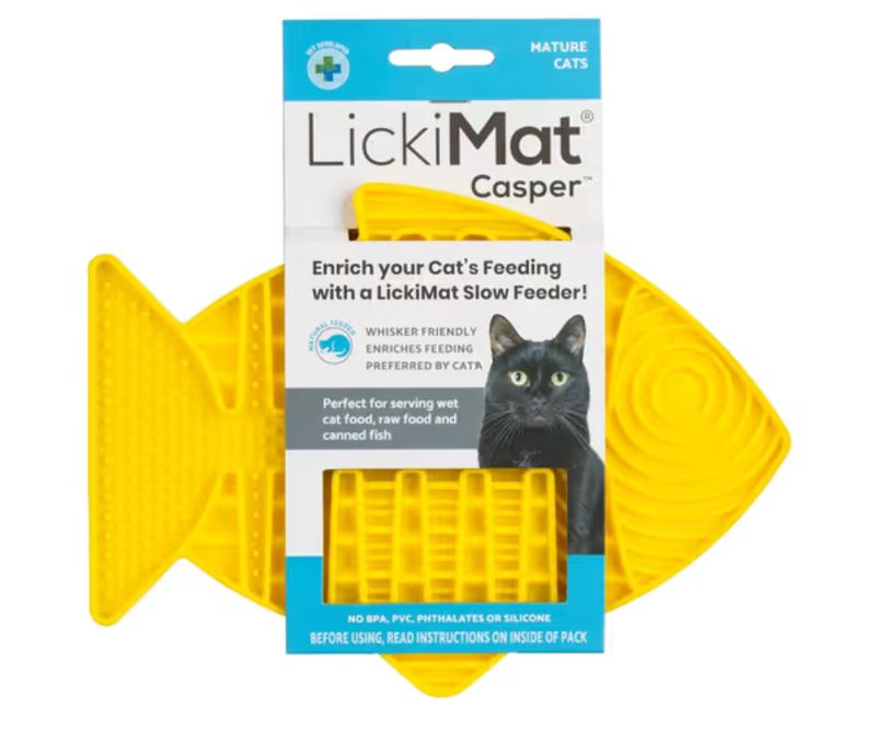 Mata do lizania LickiMat Casper żółta