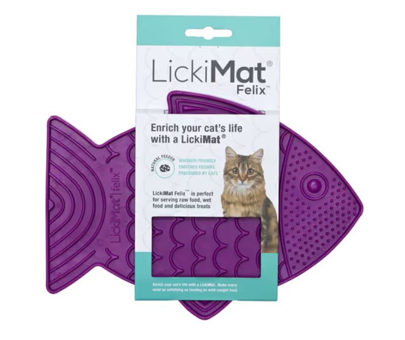 Mata do lizania LickiMat Felix fioletowa