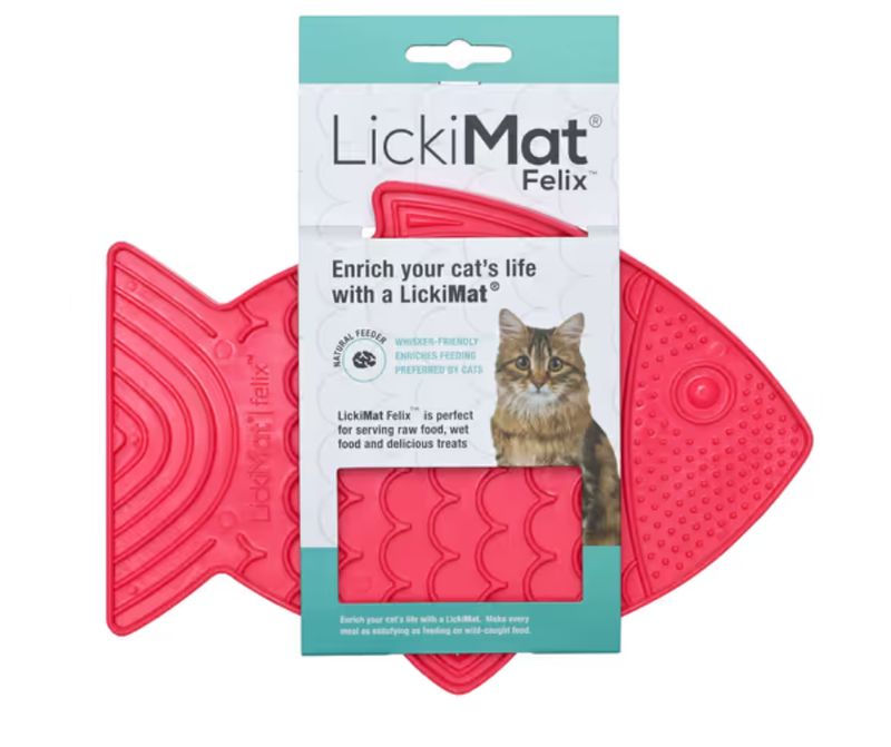 Mata do lizania LickiMat Felix różowa