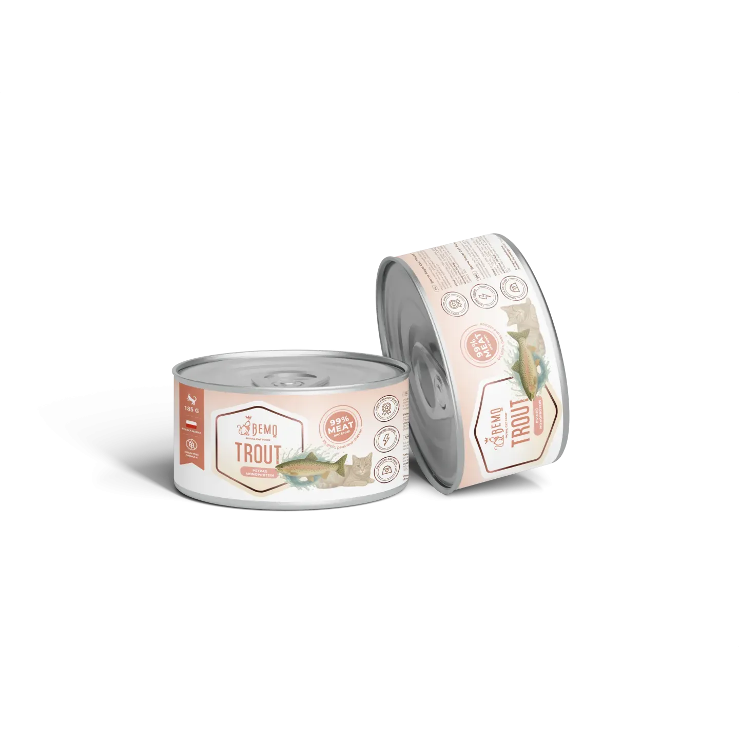 Bemo Royal Cat Food - karma mokra dla kota z pstrągiem