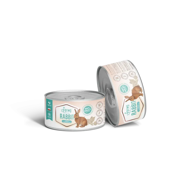 Bemo Royal Cat Food  - karma mokra dla kota z królikiem 185g