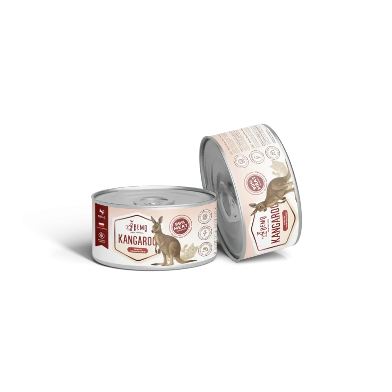 Bemo Royal Cat Food - karma mokra dla kota z kangurem 185g
